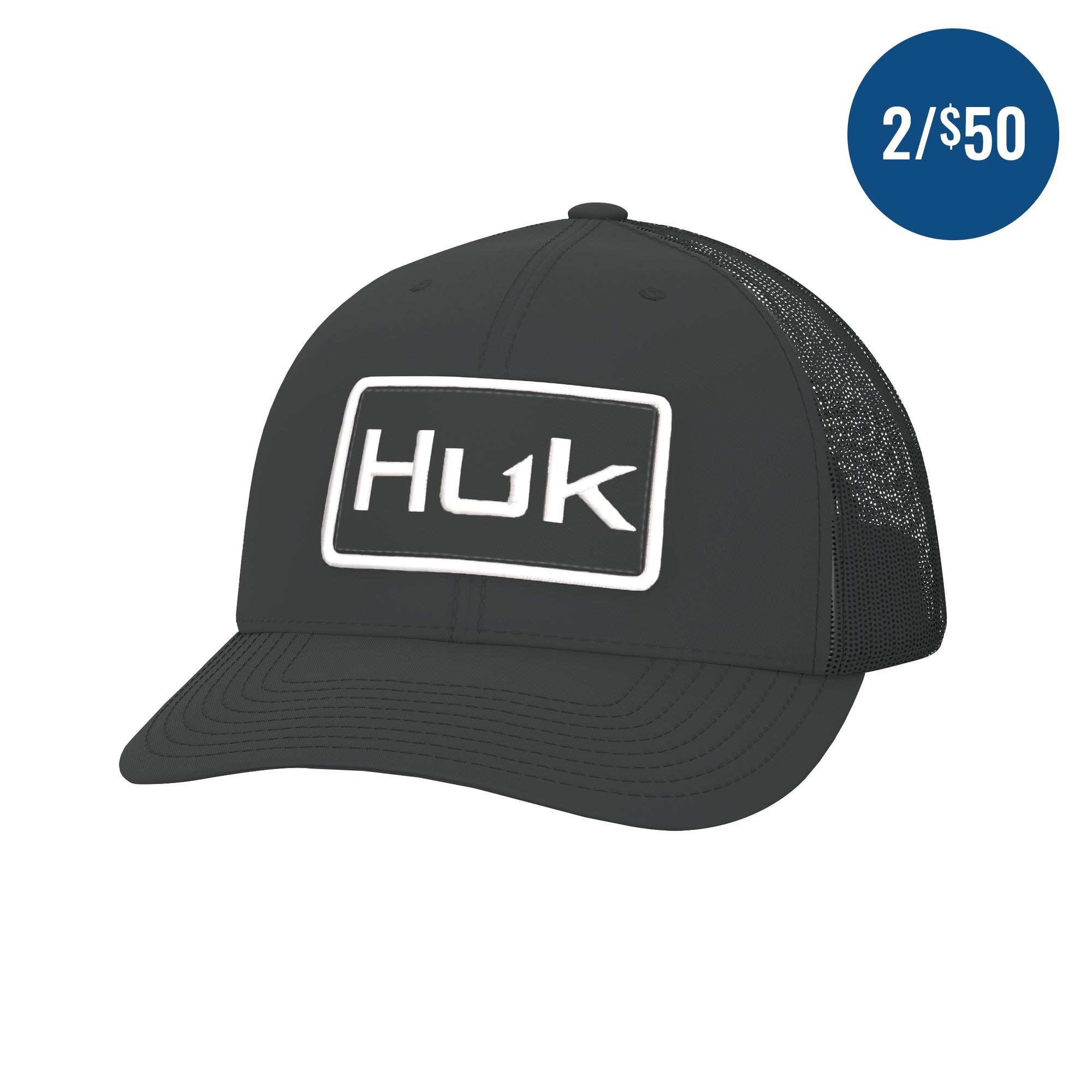 Huk Men's Huk'd Up Trucker Hat, Harbor Mist