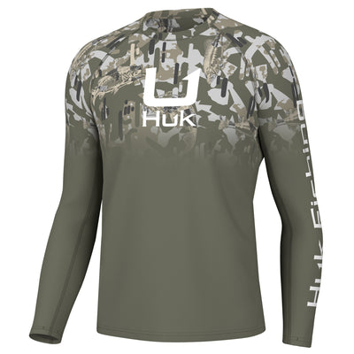 Huk KC Icon Apex Vert Fade Performance Shirt