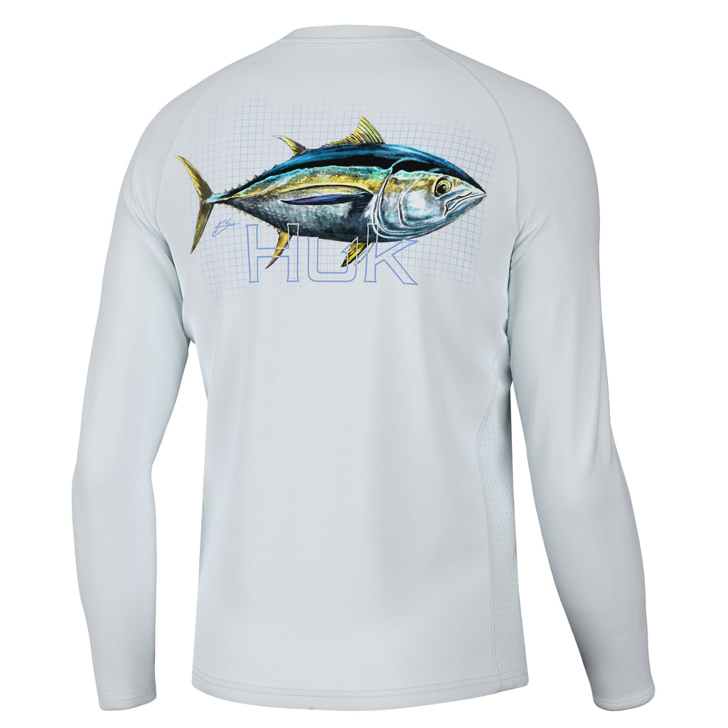 Kahuna Tuna Fishing Shirt UPF 50+ White / Small
