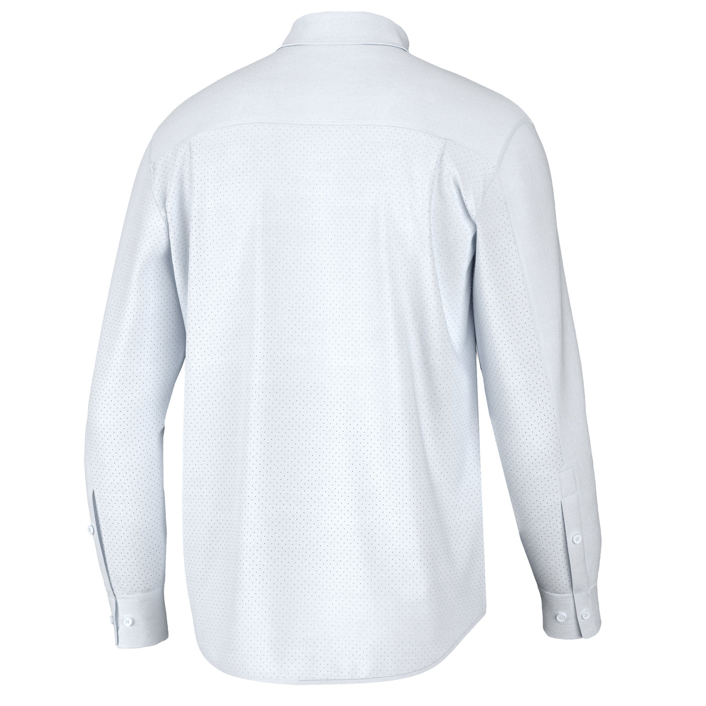 Huk Men's Tide Point Long Sleeve Shirt, Medium, Sargasso Sea