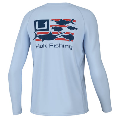 Huk Kids Trophy Flag Pursuit Performance Shirt
