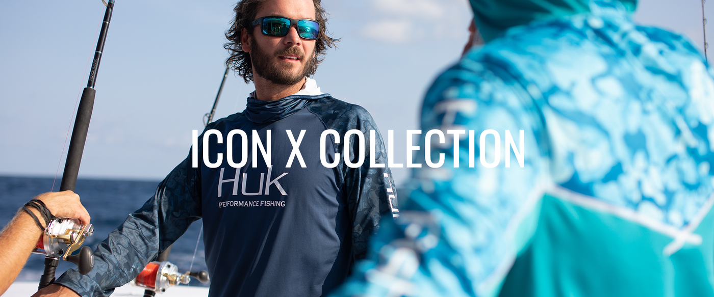 HUK Icon X Long Sleeve Shirt Baltic Sea (EA2)