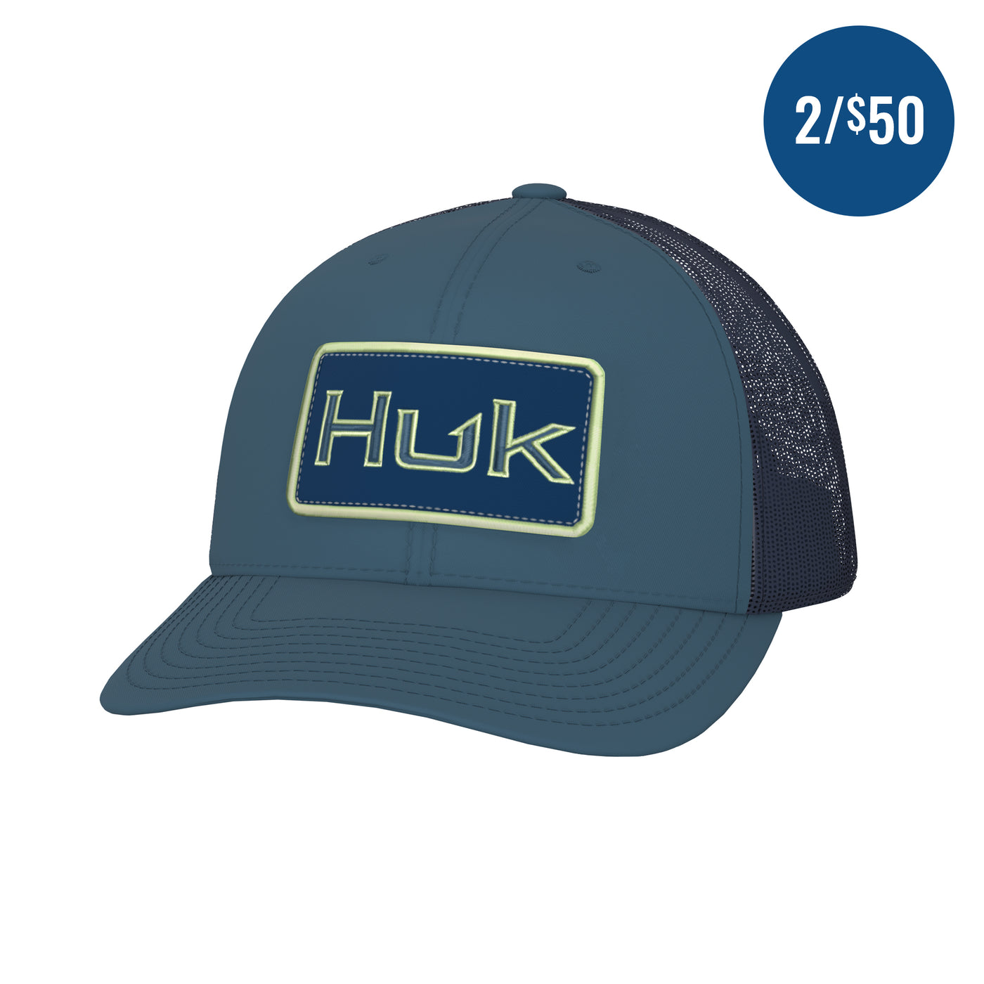 Huk Bold Patch Trucker Hat