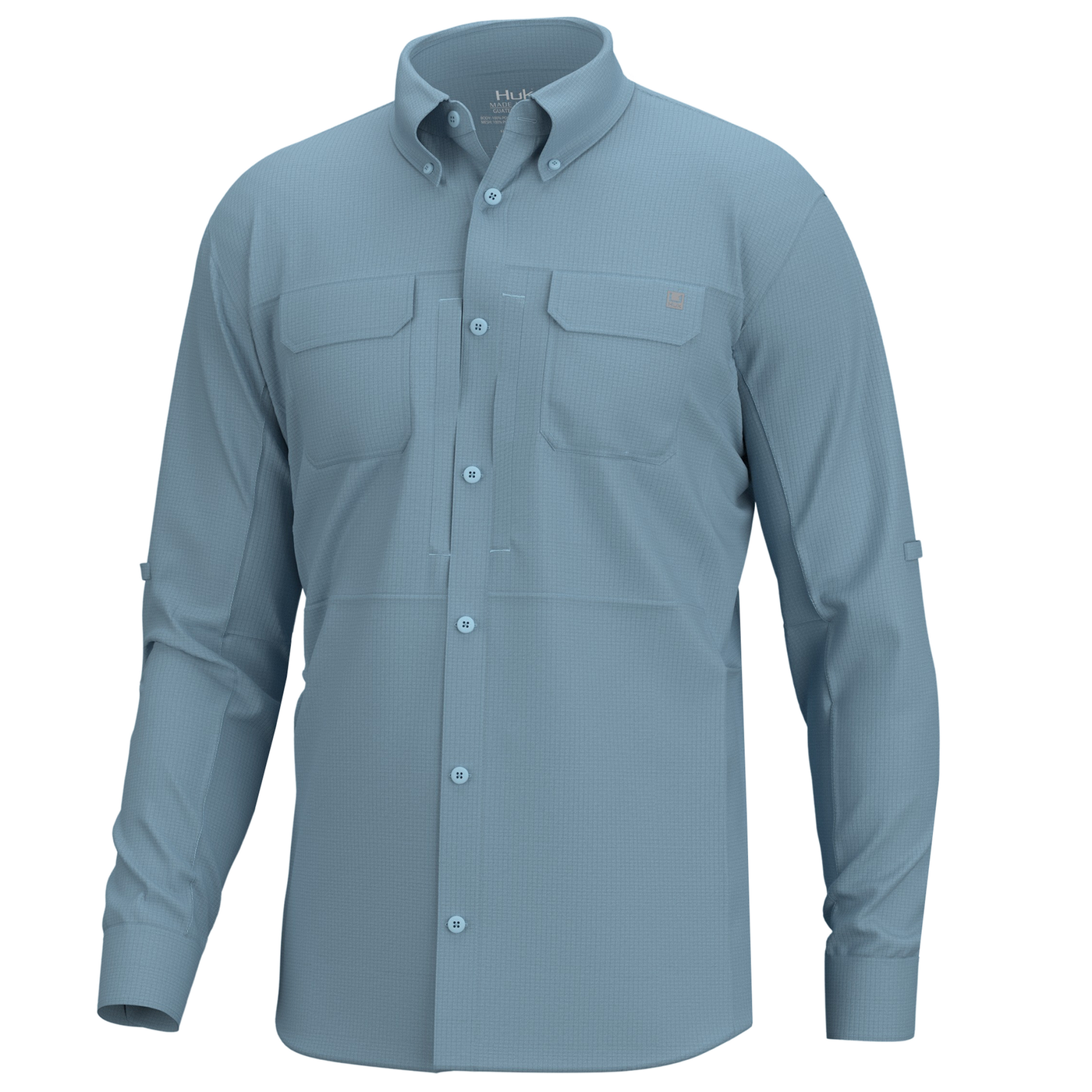 HUK Mens A1a Long Sleeve Shirt | Fishing Button Down Shirt +30 UPF :  : Clothing, Shoes & Accessories