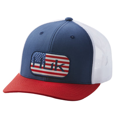 Huk Americana Colorblock Trucker Hat