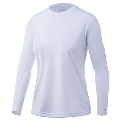 Huk Womens Icon X Solid Long Sleeve Shirt